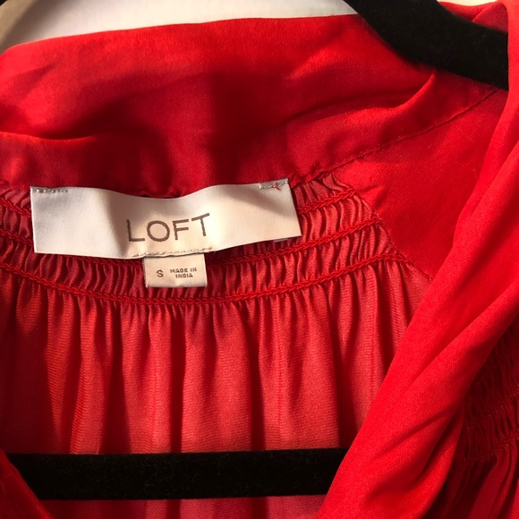 LOFT Sleeveless Blouse with Tie Detail - Picture 3 of 3